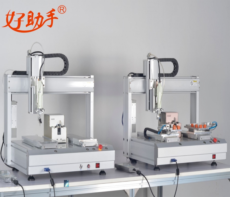 Four axis screw machine